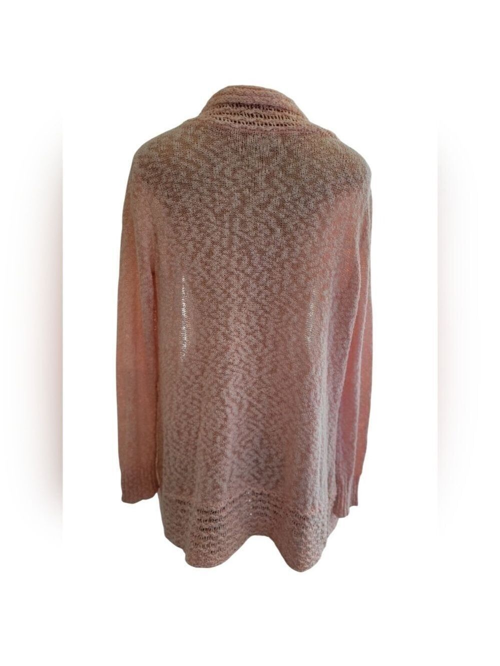 New York Company Women's Pink Cardgian - Picture 2 of 3